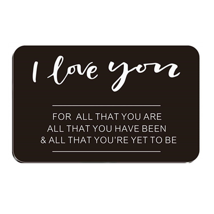 MOQ1 Custom Wallet Card Couple Souvenir Card MOQ1 Custom Wallet Card Couple Souvenir Card